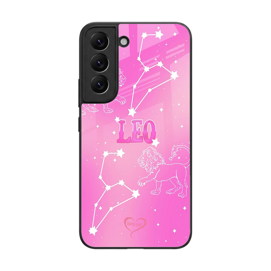 Leo Aura back phone cover | glass case for samsung galaxy s22
