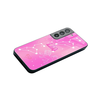 Leo Aura stylish phone case for samsung galaxy s22 | glossy glass and slim fit