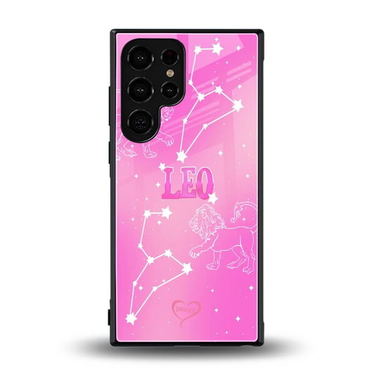 Leo Aura back phone cover | glass case for samsung galaxy s24 ultra