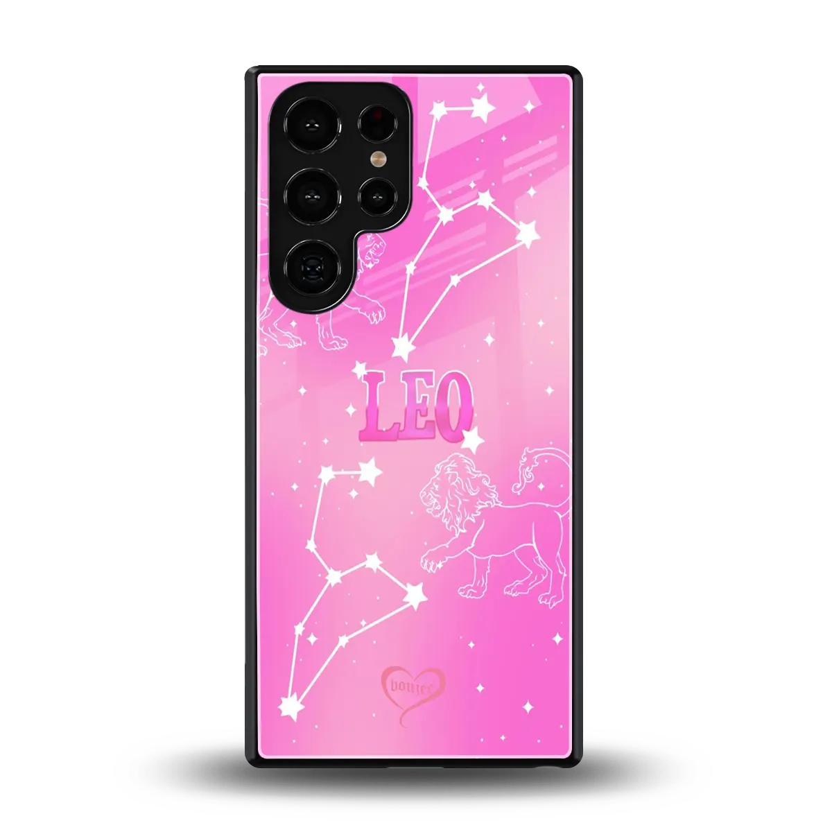 Leo Aura back phone cover | glass case for samsung galaxy s25 ultra