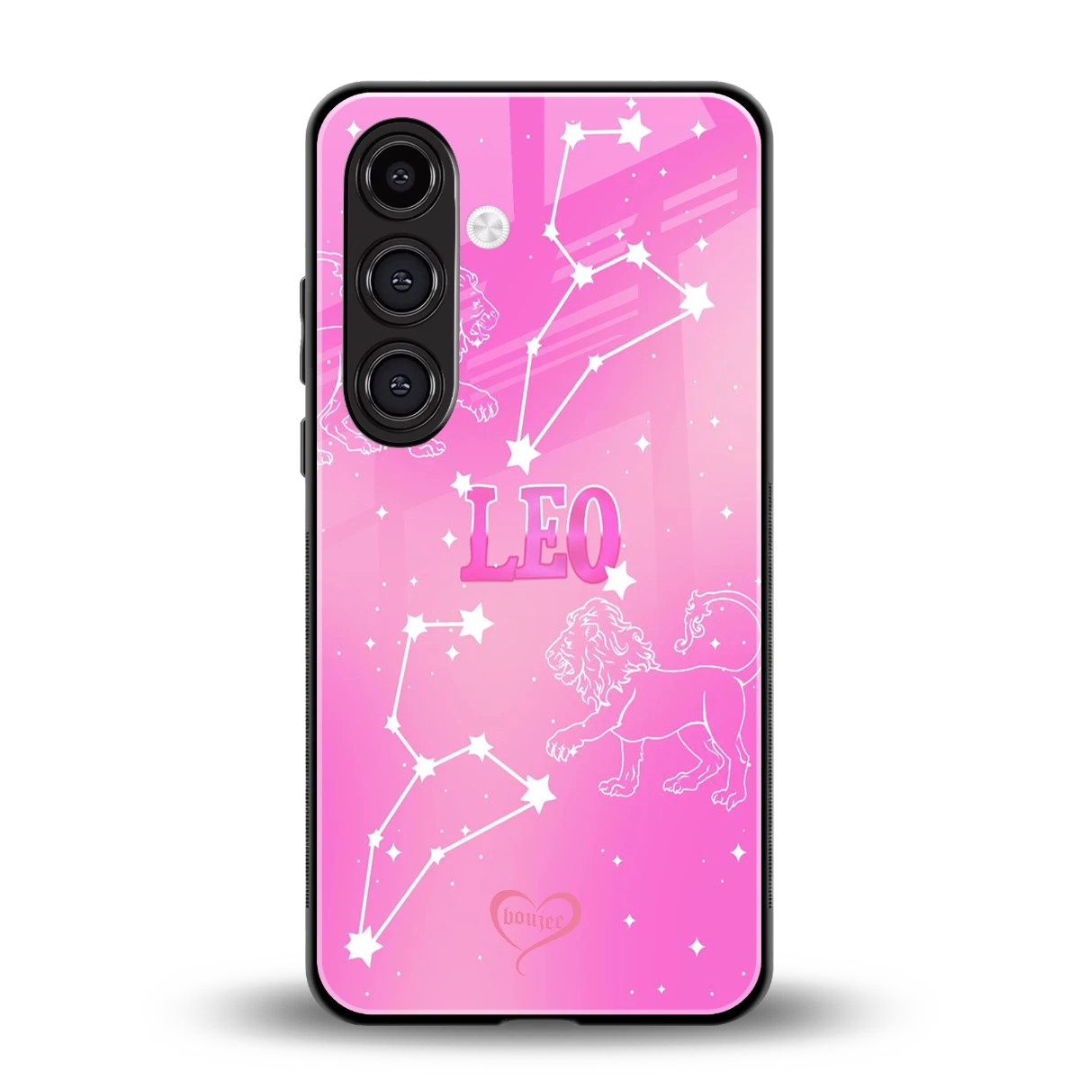 Leo Aura back phone cover | glass case for samsung galaxy s24