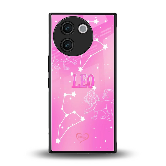 Leo Aura back phone cover | glass case for vivo v30e