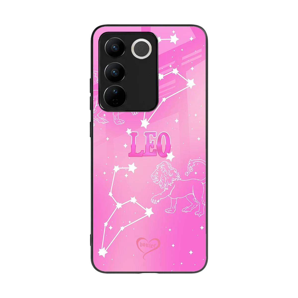 Leo Aura back phone cover | glass case for vivo v27 5g