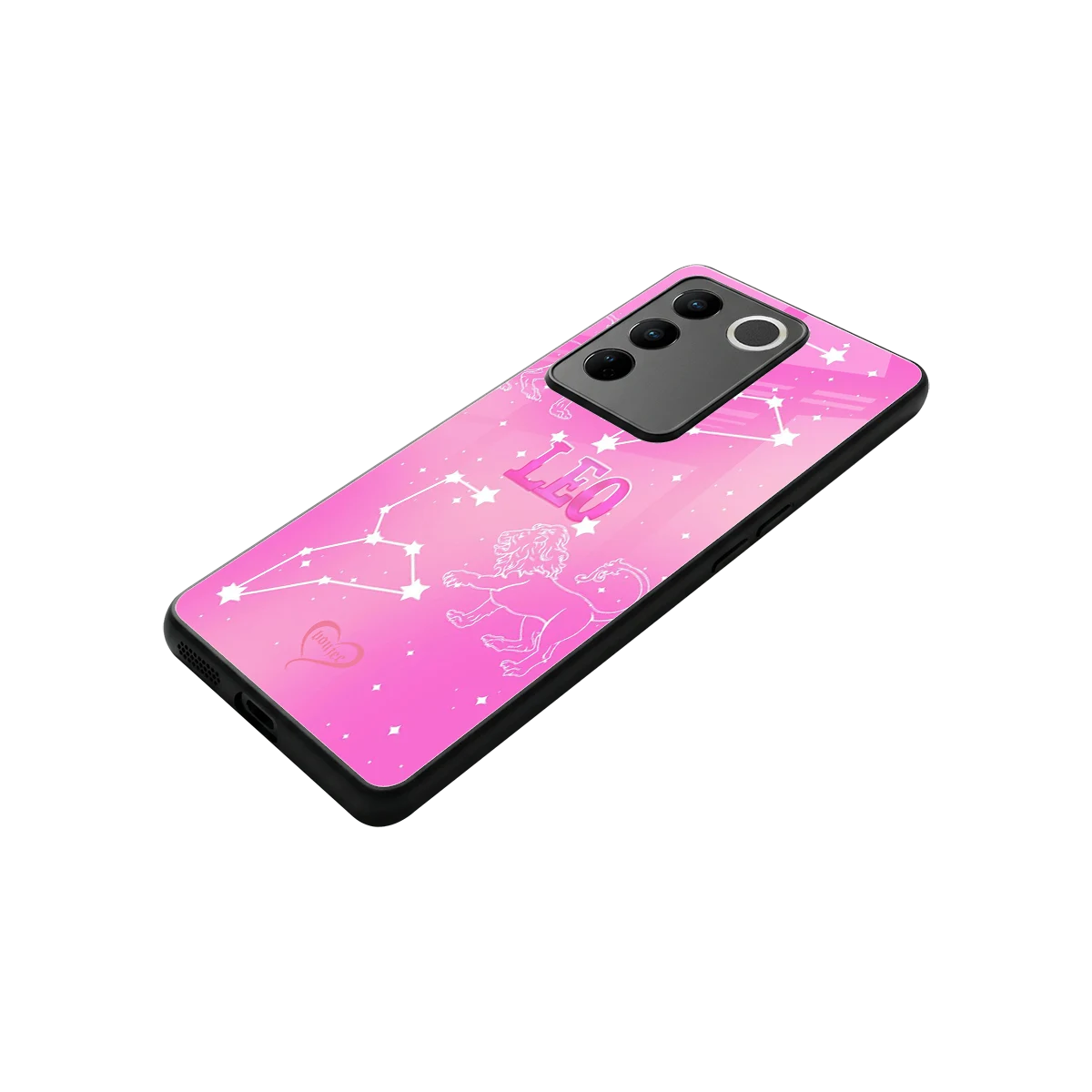 Leo Aura stylish phone case for vivo v27 5g | glossy glass and slim fit