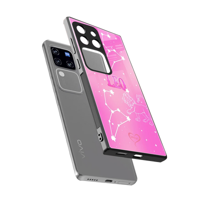 Leo Aura sleekvivo v30 pro cover with tempered glass back and TPU edges