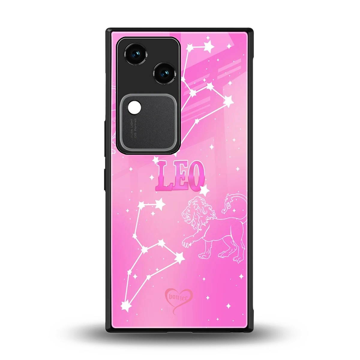 Leo Aura back phone cover | glass case for vivo v30