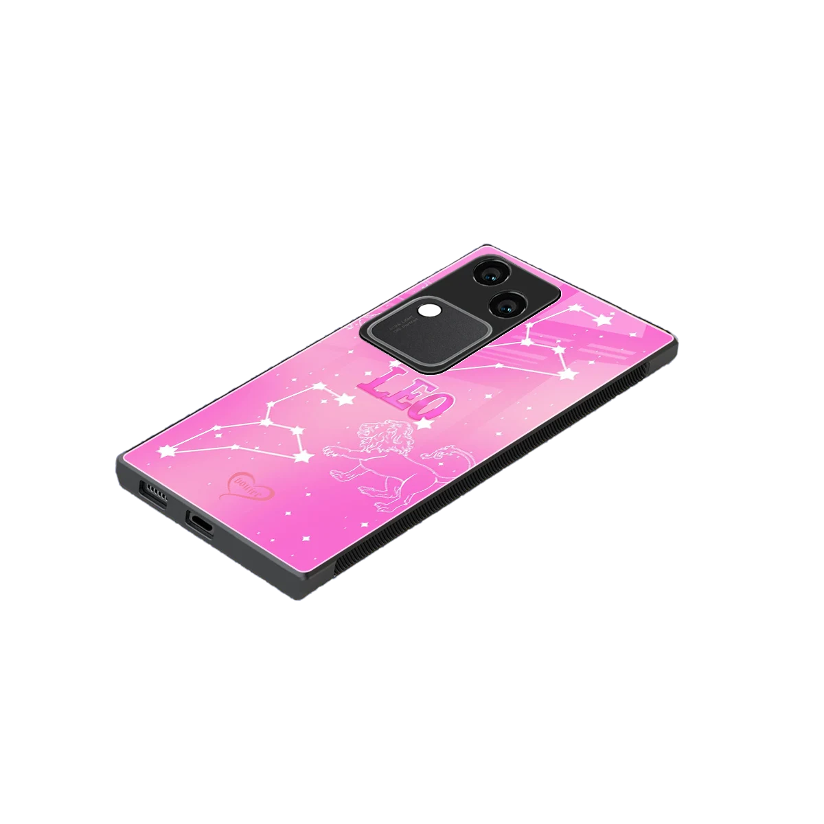 Leo Aura stylish phone case for vivo v30 | glossy glass and slim fit