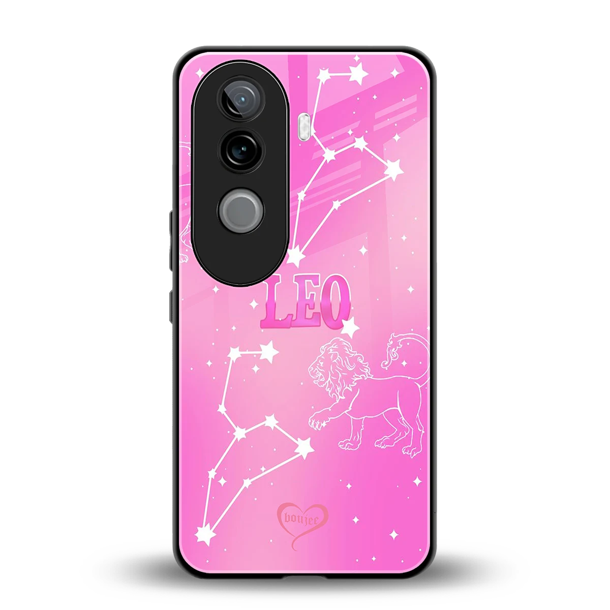 Leo Aura back phone cover | glass case for vivo v40e