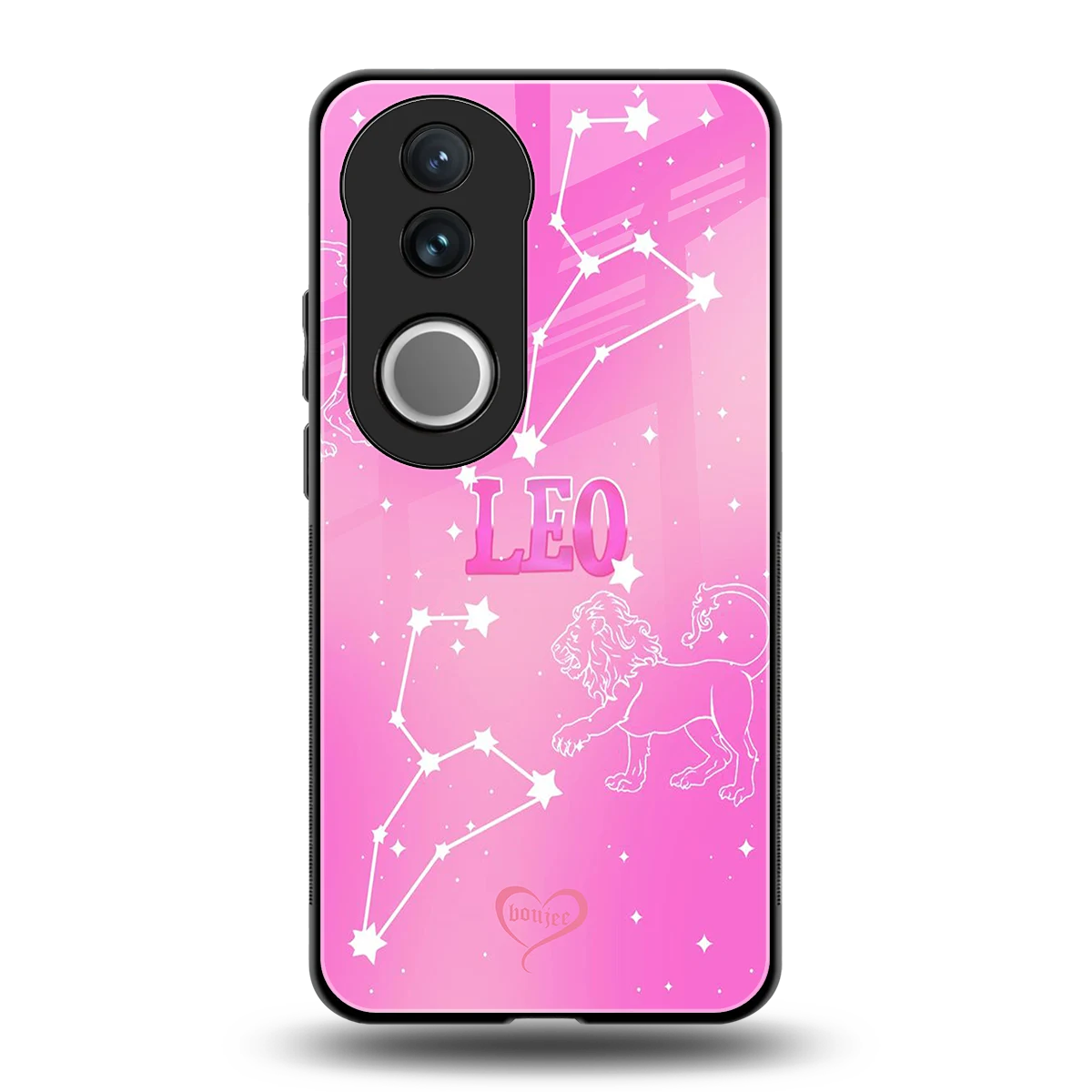 Leo Aura back phone cover | glass case for vivo v50