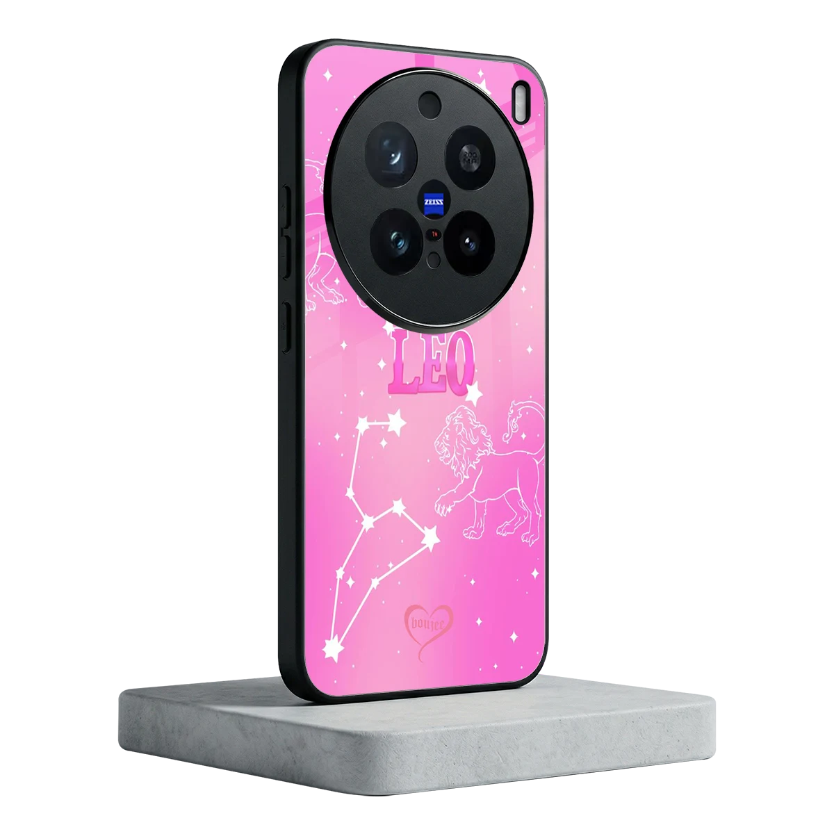 Leo Aura vivo x200 pro mobile cover | shockproof glass phone case
