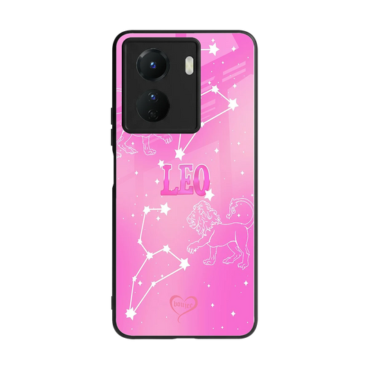 Leo Aura back phone cover | glass case for vivo y16
