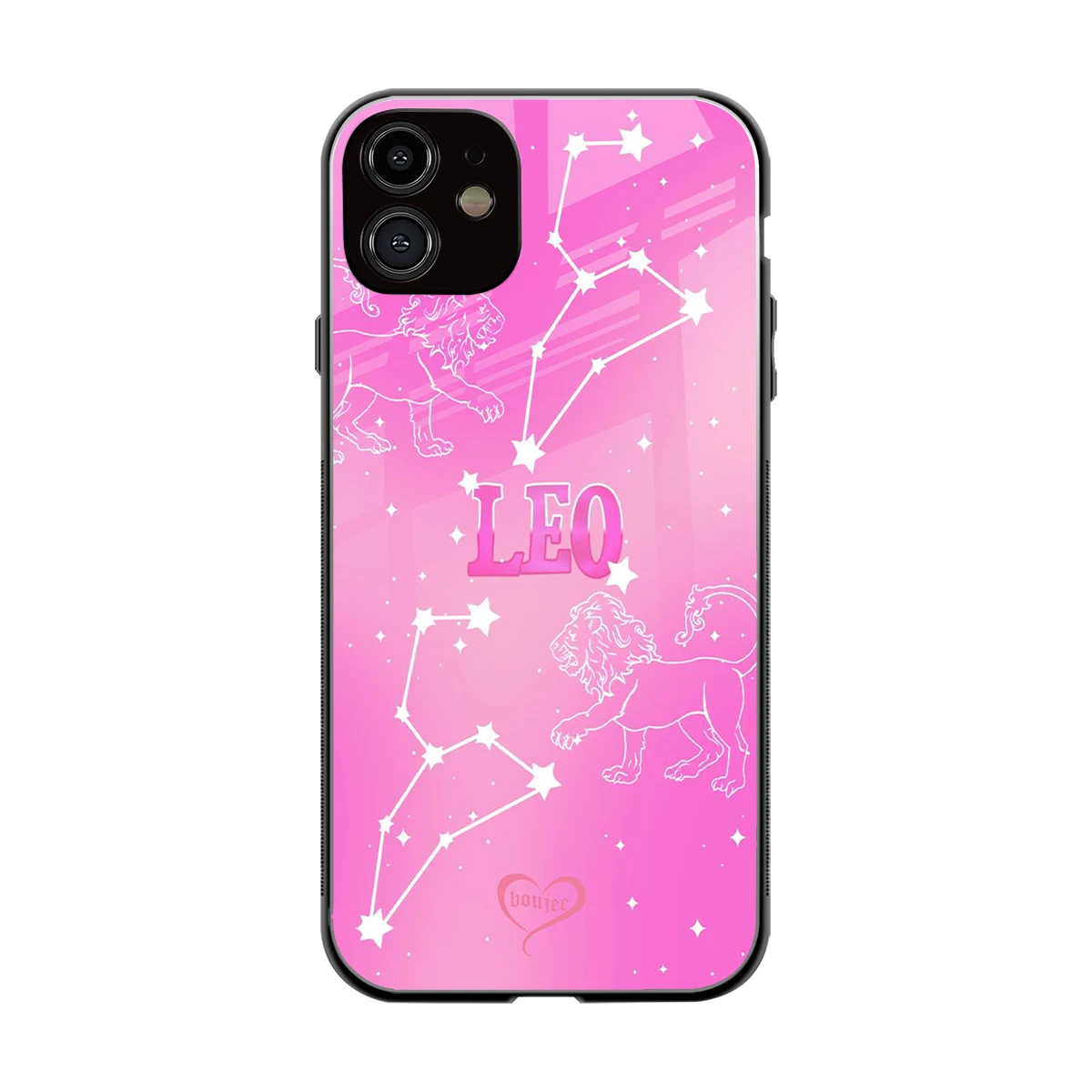 Leo Aura back phone cover | glass case for iphone 12