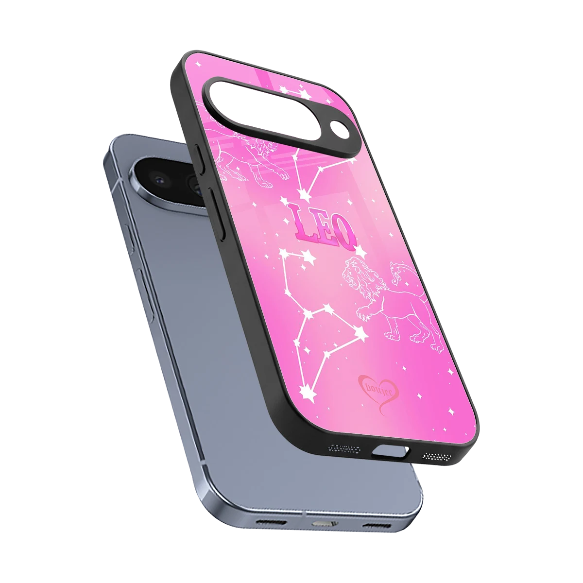 Leo Aura sleek google pixel 10 cover with tempered glass back and TPU edges