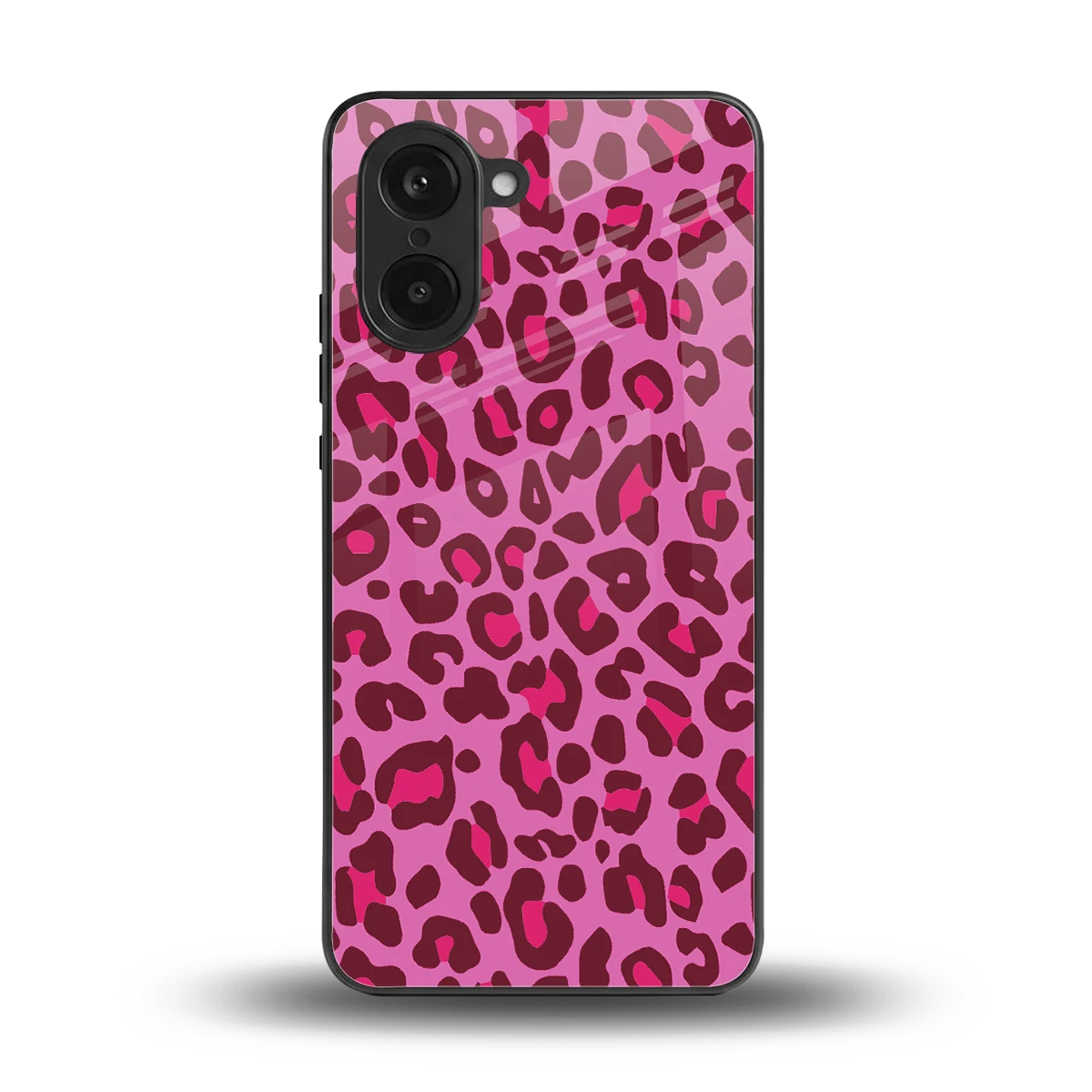 Leopard Pink back phone cover | glass case for oneplus nord ce5 5g