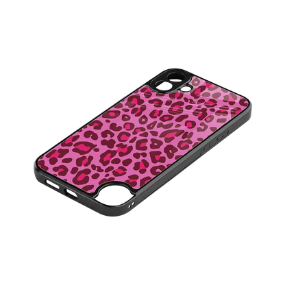 Leopard Pink stylish phone case for cmf nothing phone 1 | glossy glass and slim fit