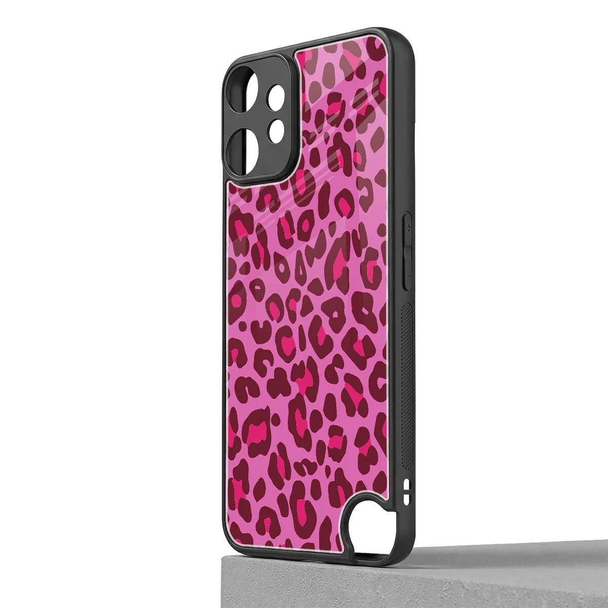 Leopard Pink cmf nothing phone 2 pro mobile cover | shockproof glass phone case