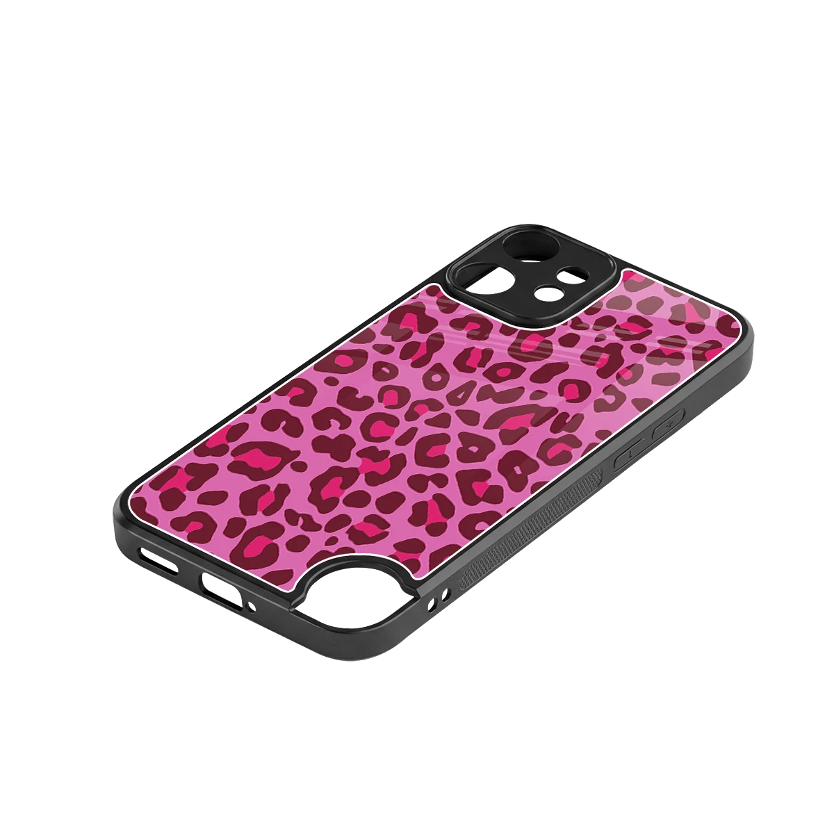 Leopard Pink stylish phone case for cmf nothing phone 2 pro | glossy glass and slim fit