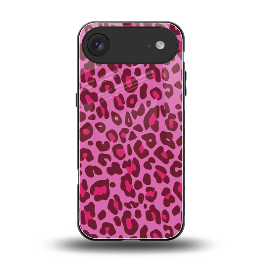 Leopard Pink back phone cover | glass case for iphone air
