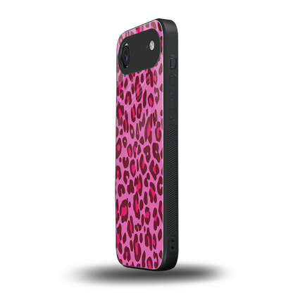 Leopard Pink iphone air mobile cover | shockproof glass phone case