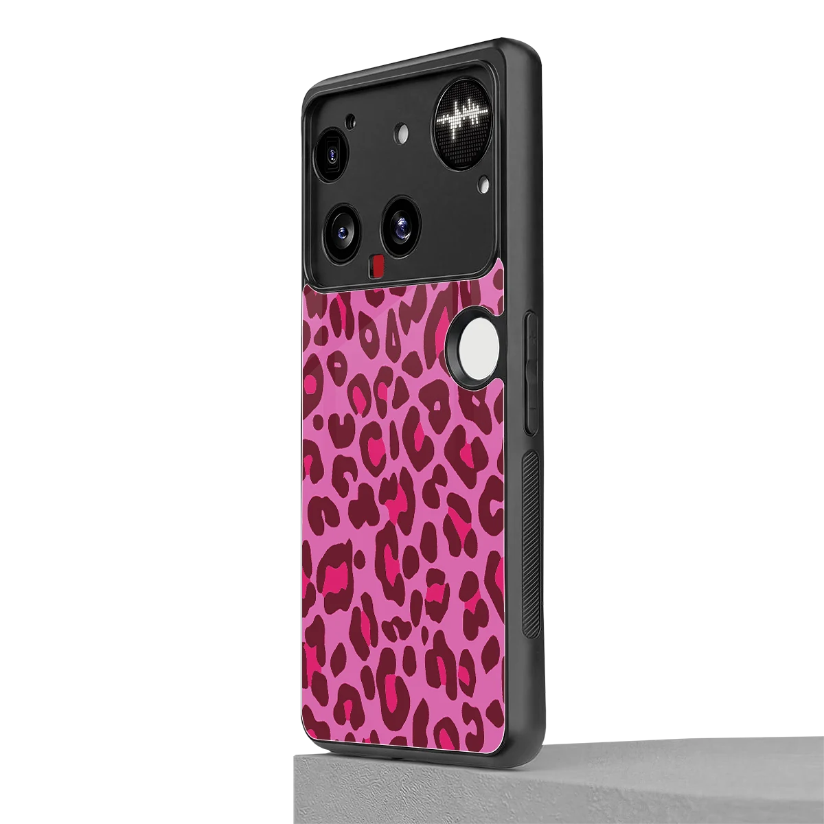 Leopard Pink nothing phone 3 mobile cover | shockproof glass phone case