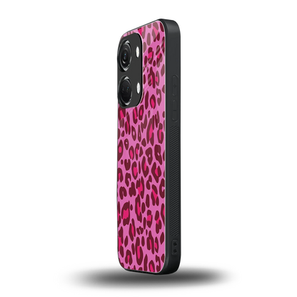 Leopard Pink oneplus nord 3 mobile cover | shockproof glass phone case