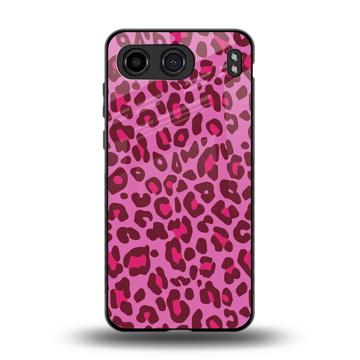 Leopard Pink back phone cover | glass case for oneplus nord 4