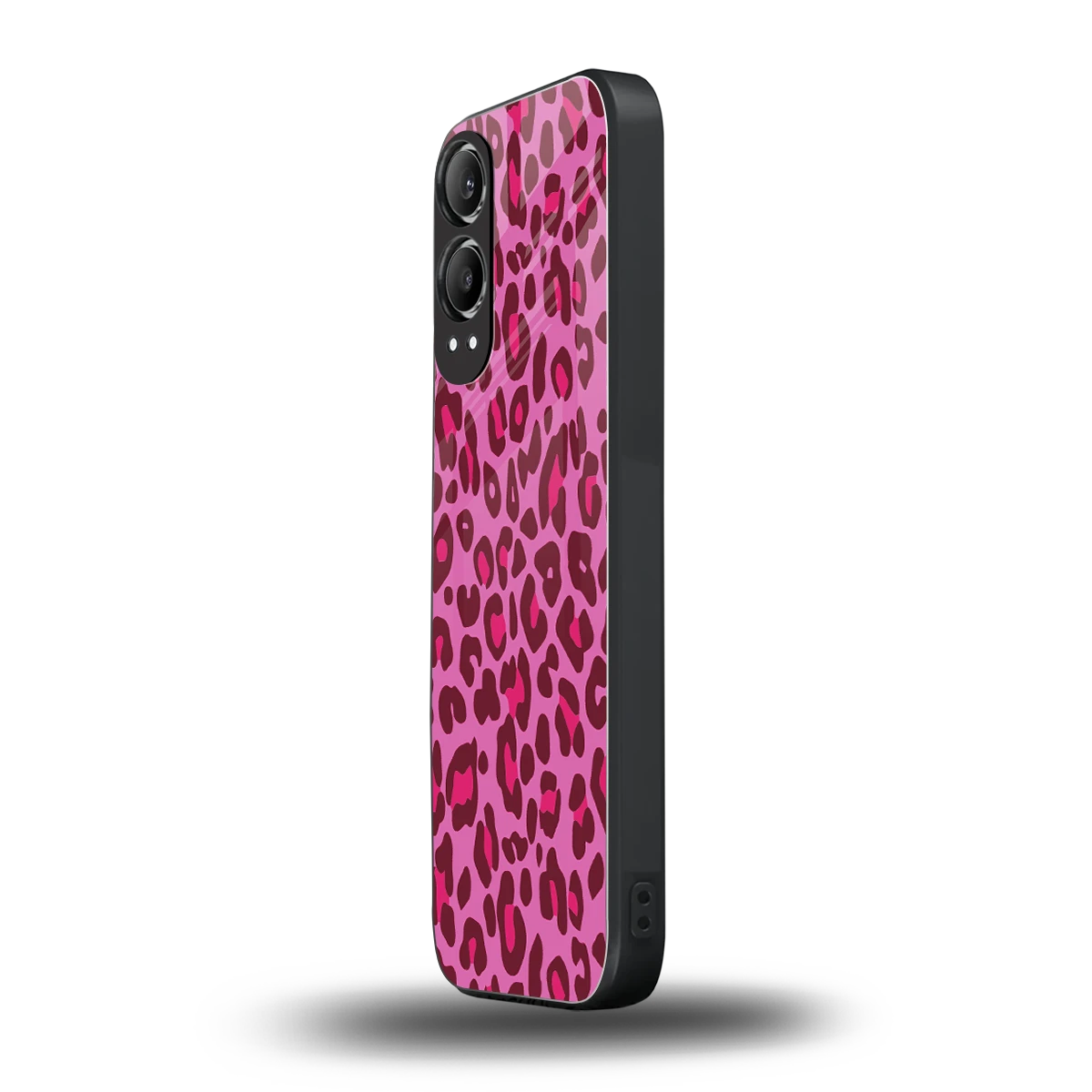 Leopard Pink oneplus nord ce 4 lite mobile cover | shockproof glass phone case