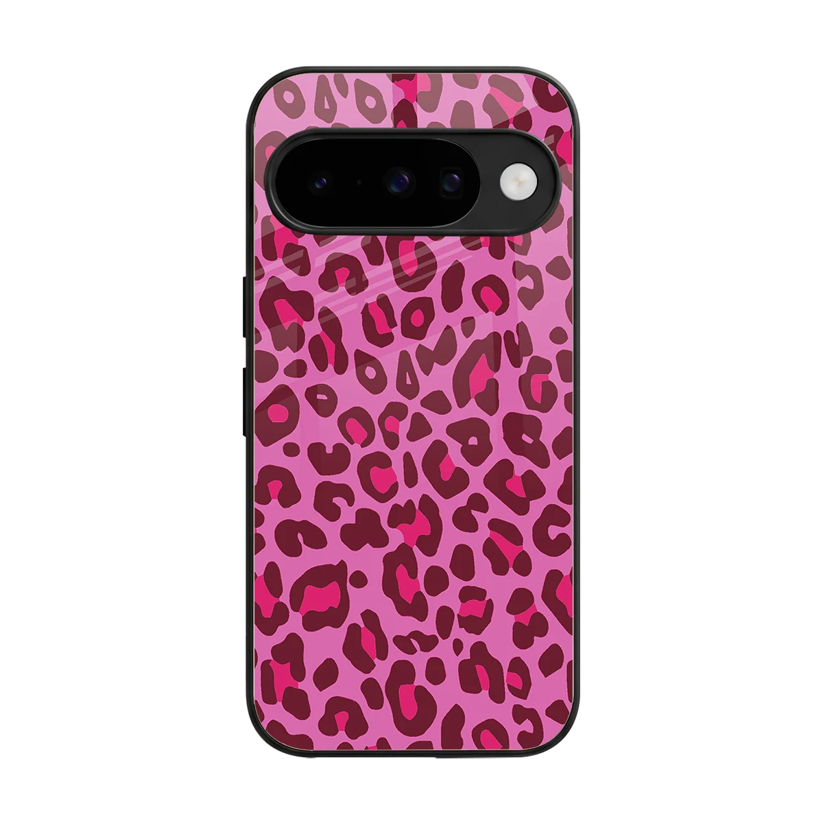Leopard Pink back phone cover | glass case for google pixel 10