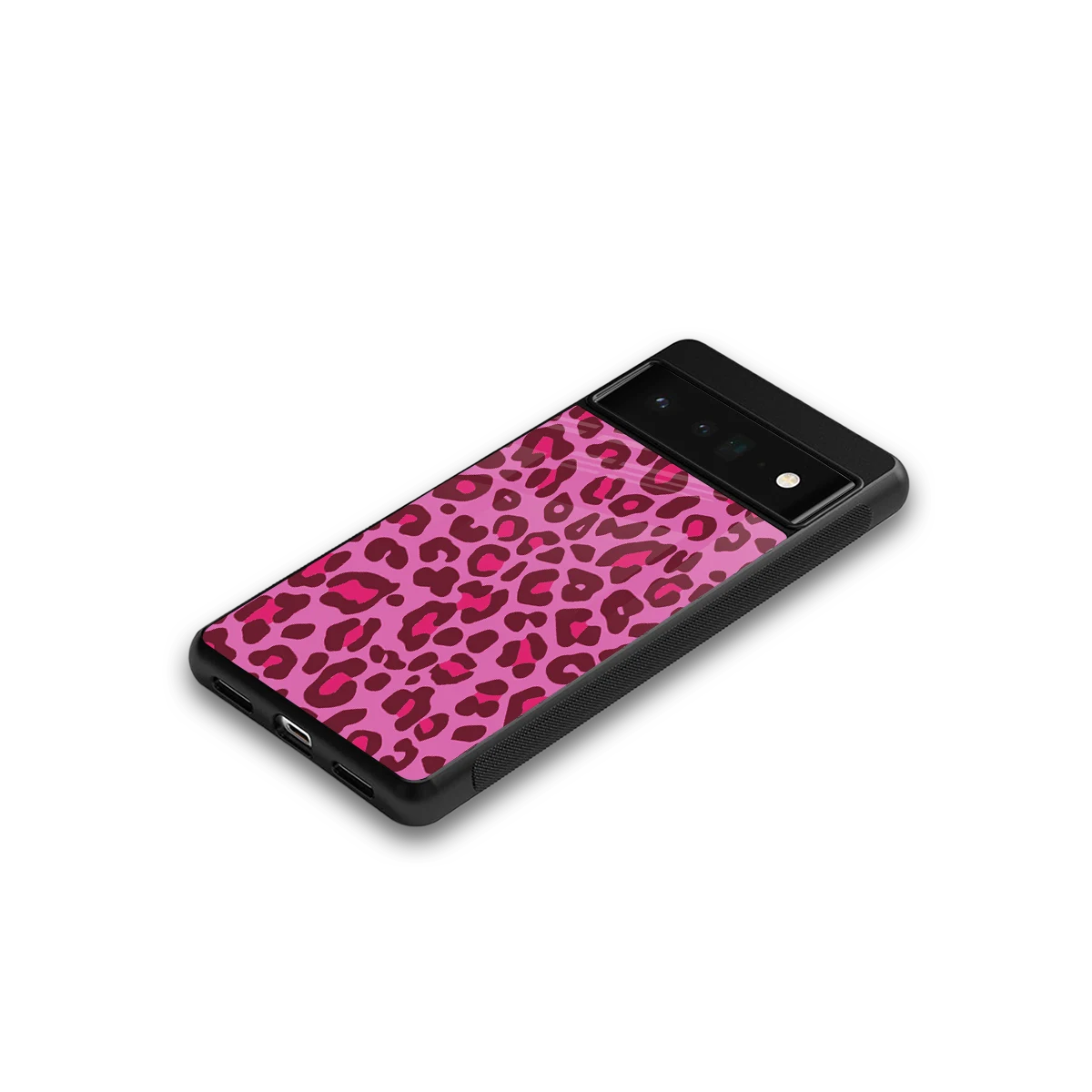 Leopard Pink google pixel 6 pro mobile cover | shockproof glass phone case
