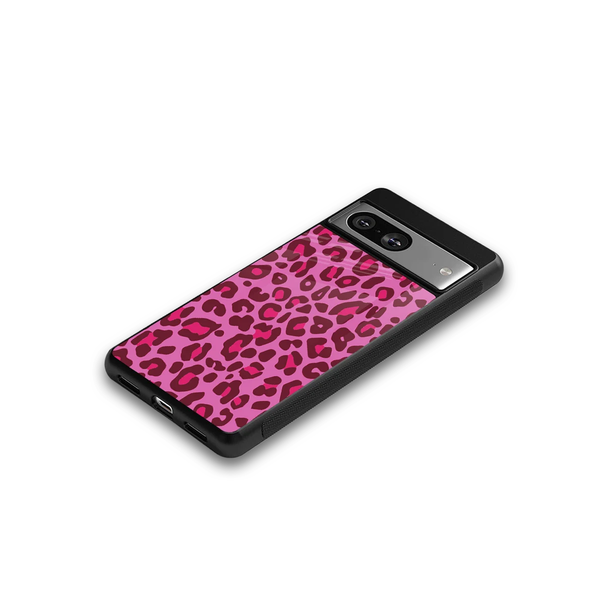 Leopard Pink google pixel 8 mobile cover | shockproof glass phone case