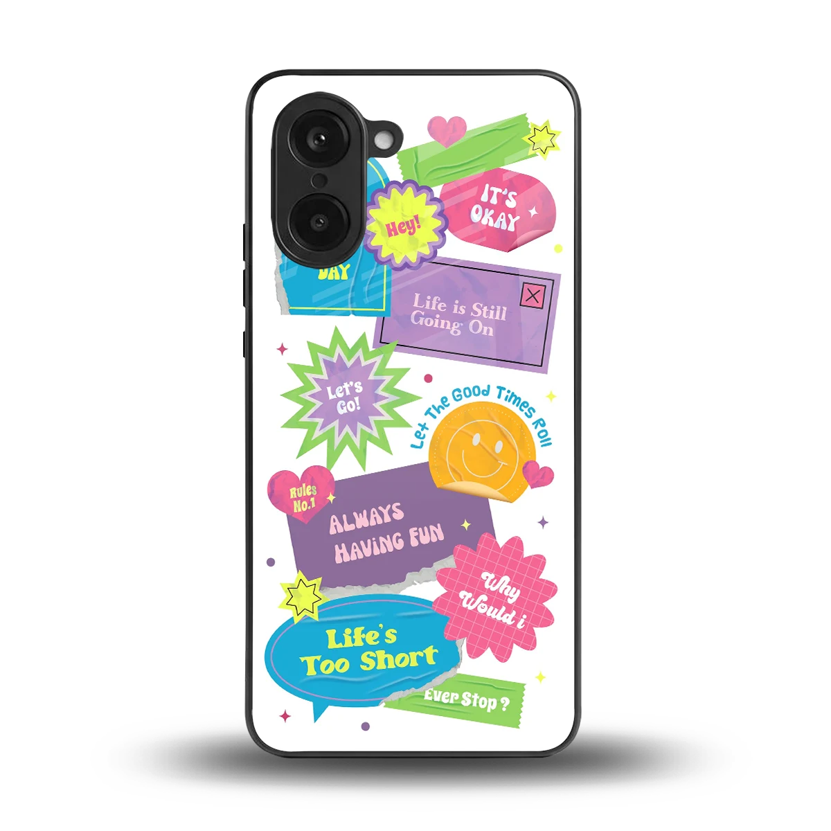 Lesss Go back phone cover | glass case for oneplus nord ce5 5g