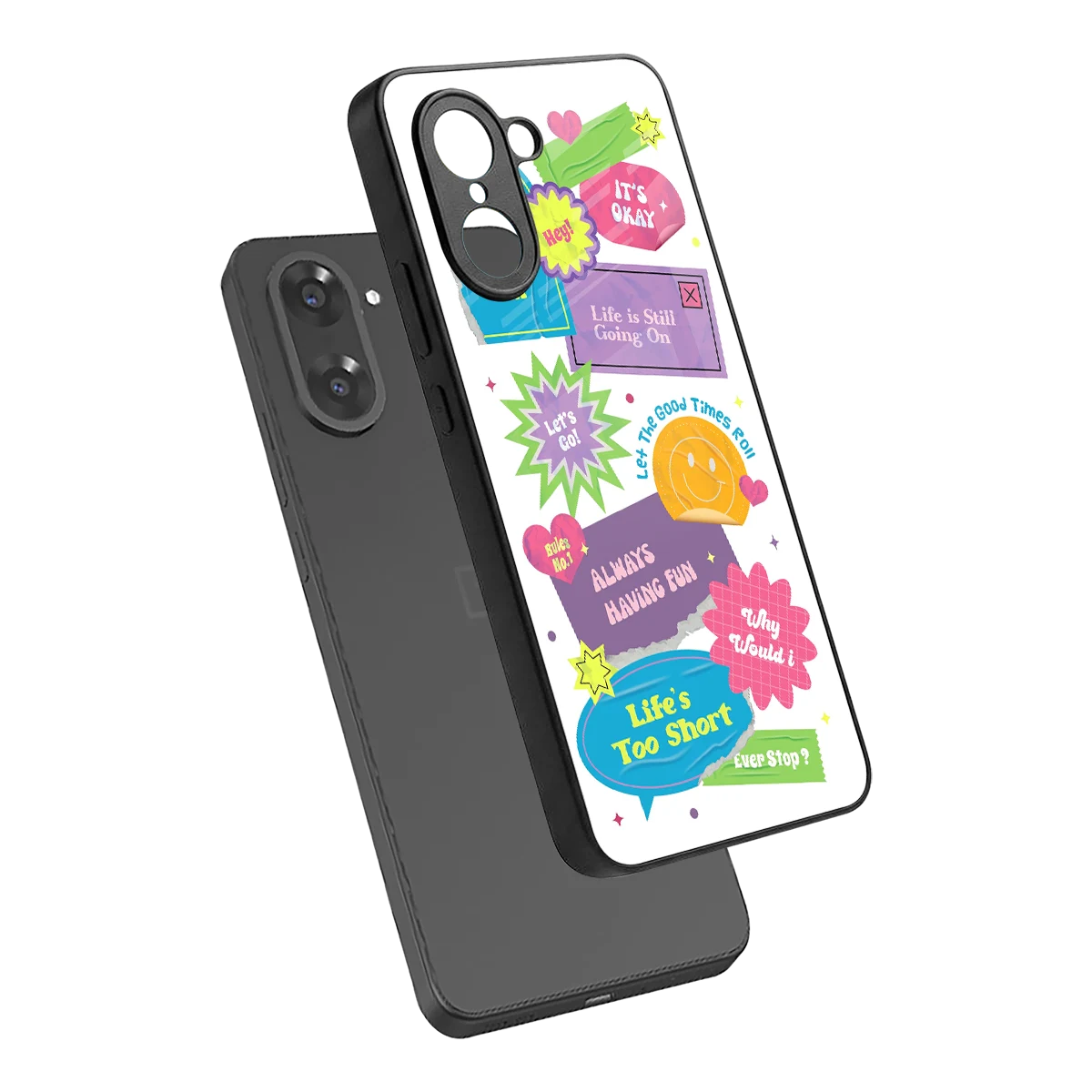 Lesss Go sleek oneplus nord ce5 5g cover with tempered glass back and TPU edges