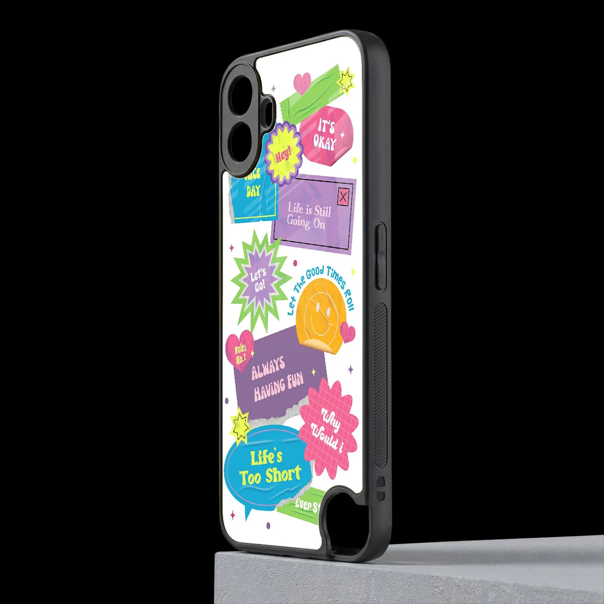 Lesss Go cmf nothing phone 1 mobile cover | shockproof glass phone case