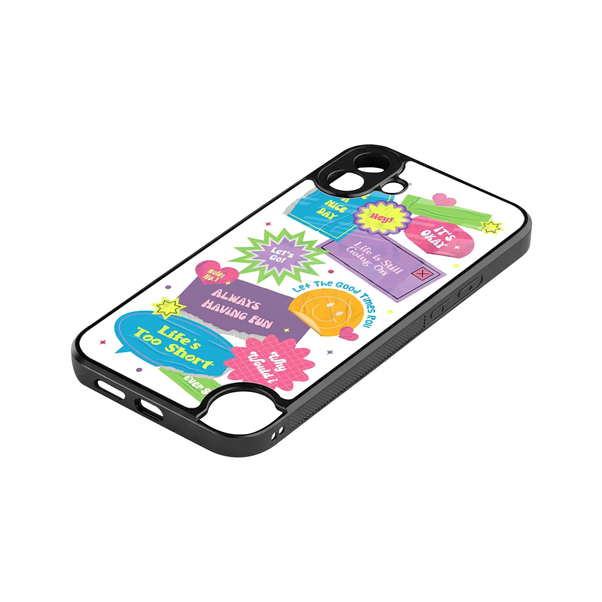 Lesss Go stylish phone case for cmf nothing phone 1 | glossy glass and slim fit