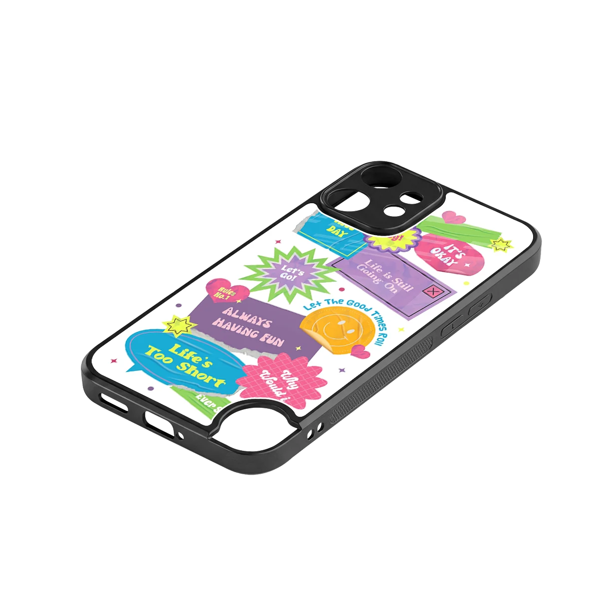 Lesss Go stylish phone case for cmf nothing phone 2 pro | glossy glass and slim fit