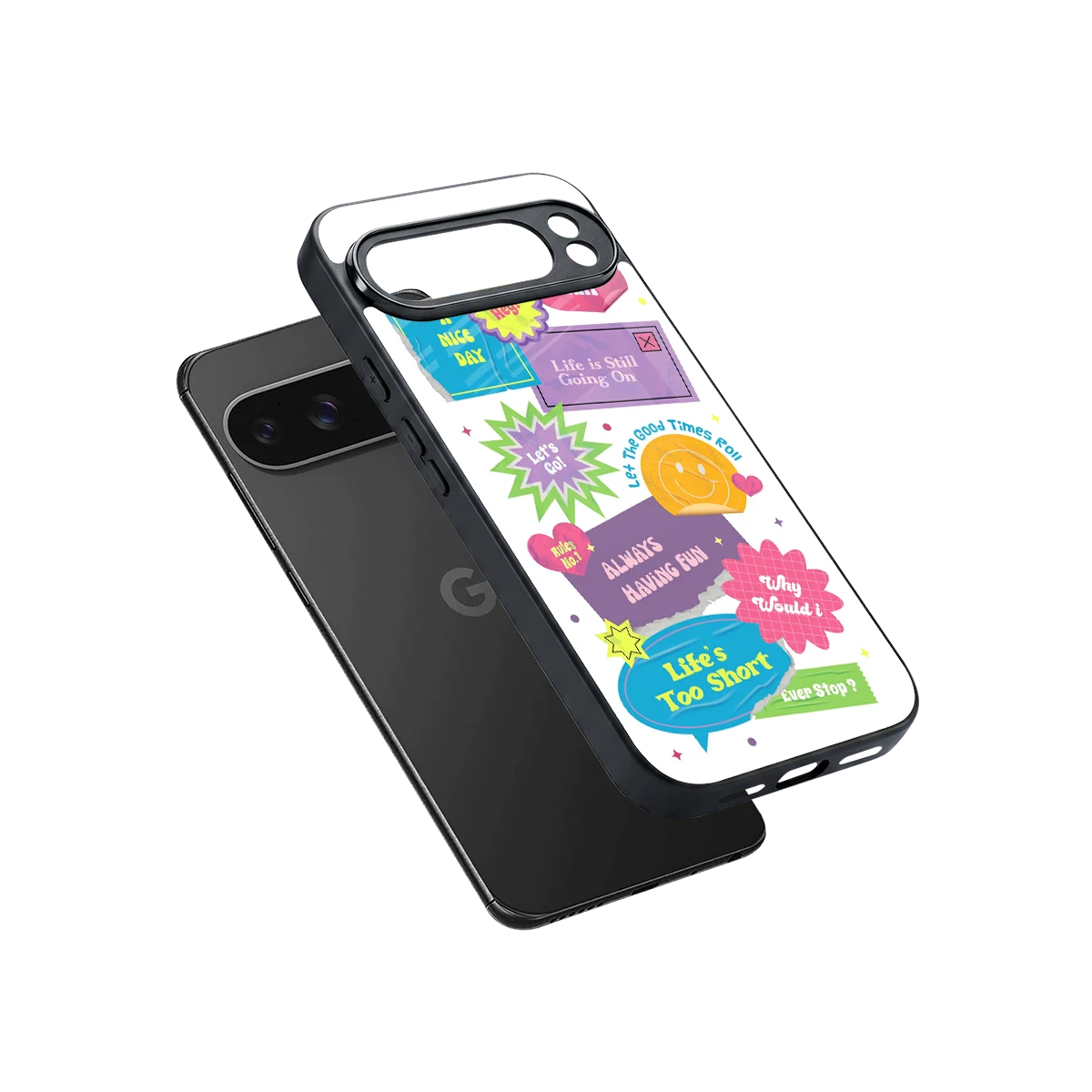 Lesss Go sleek google pixel 10 pro xl cover with tempered glass back and TPU edges