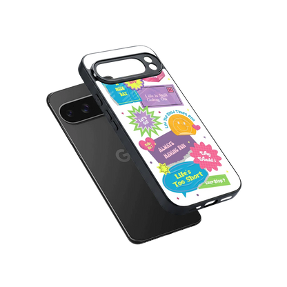 Lesss Go sleek google pixel 10 pro xl cover with tempered glass back and TPU edges