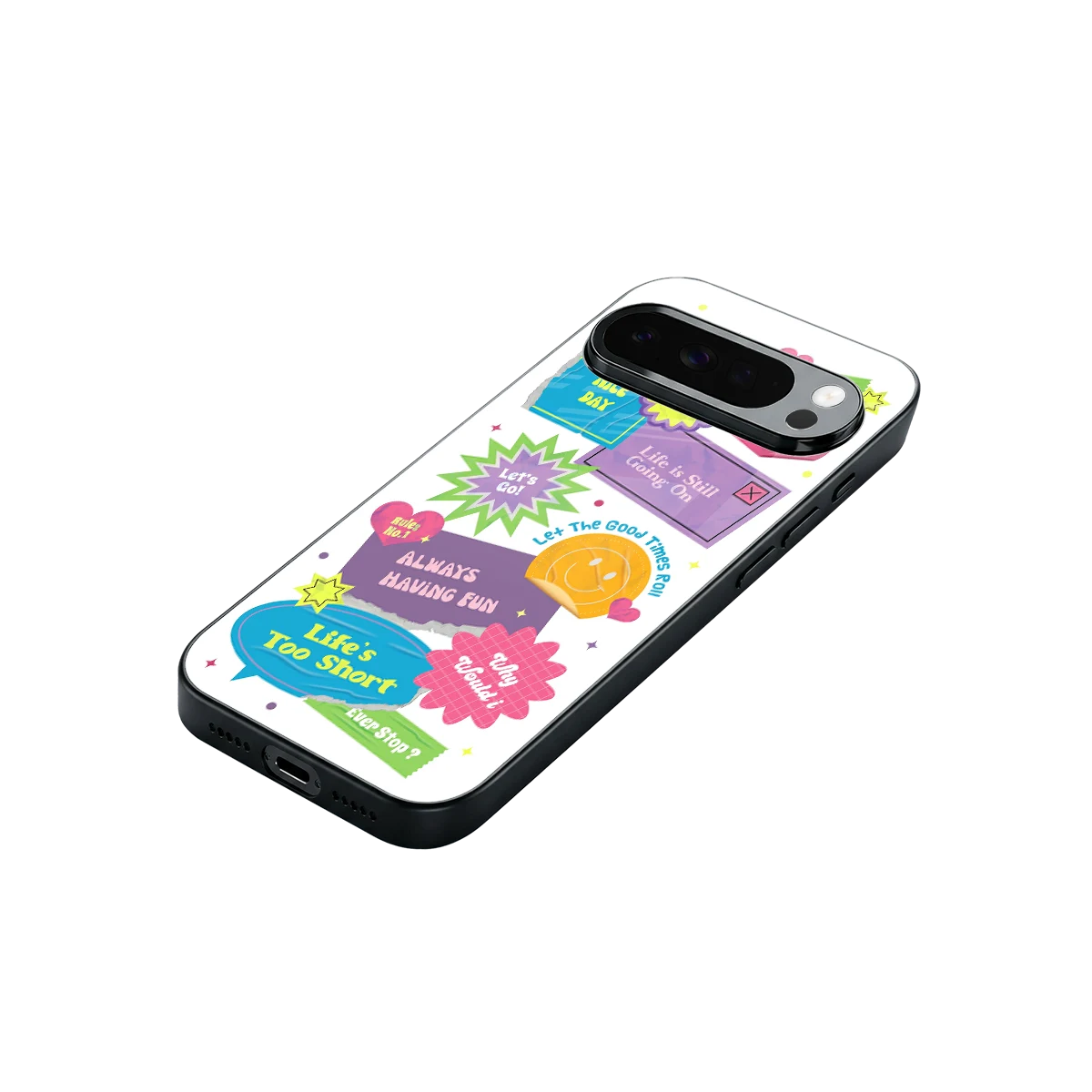 Lesss Go stylish phone case for google pixel 10 pro xl | glossy glass and slim fit