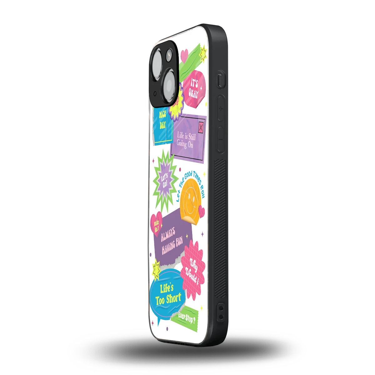 Lesss Go iphone 13 mini mobile cover | shockproof glass phone case