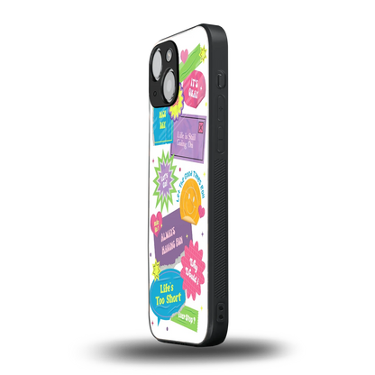 Lesss Go iphone 12 mini mobile cover | shockproof glass phone case