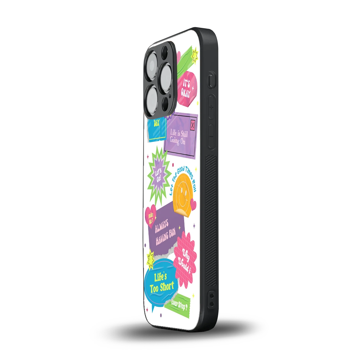 Lesss Go iphone 15 pro mobile cover | shockproof glass phone case