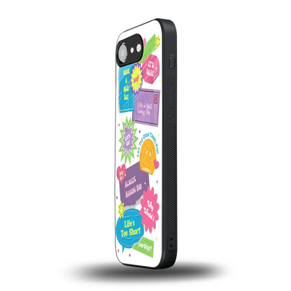Lesss Go iphone 17e mobile cover | shockproof glass phone case
