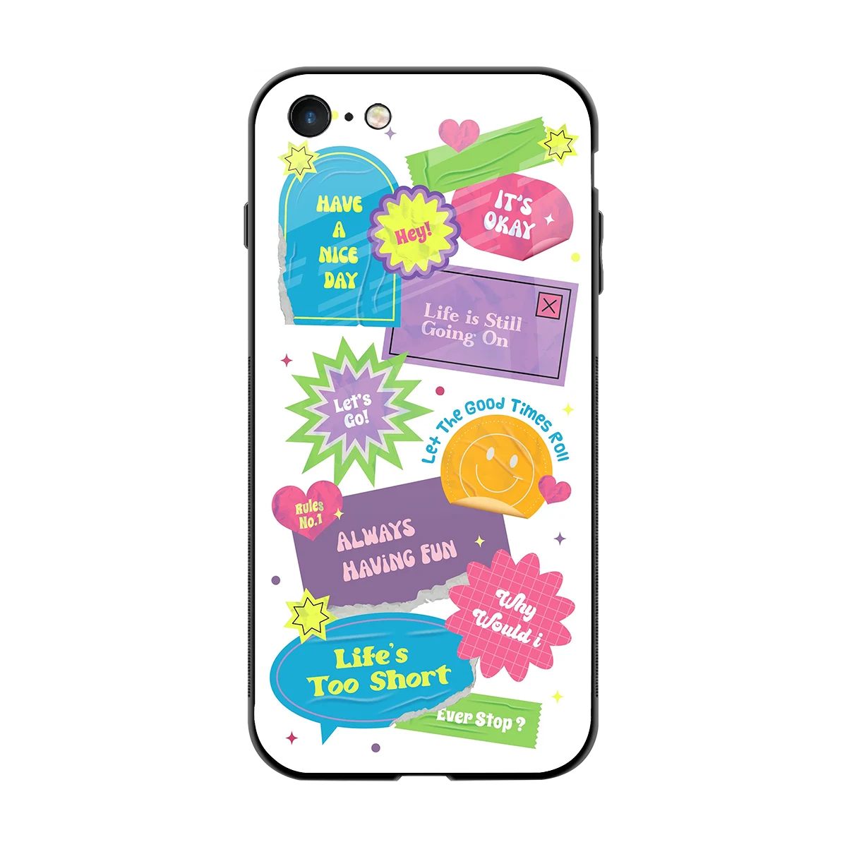 Lesss Go back phone cover | glass case for iphone 7
