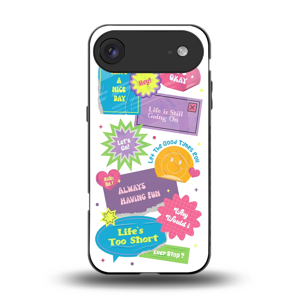 Lesss Go back phone cover | glass case for iphone air