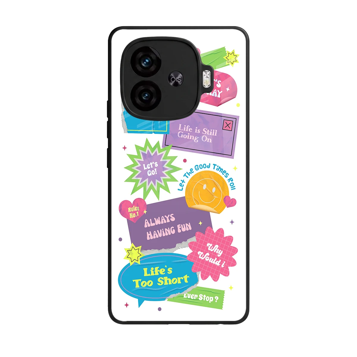 Lesss Go back phone cover | glass case for iqoo neo 10r 5g
