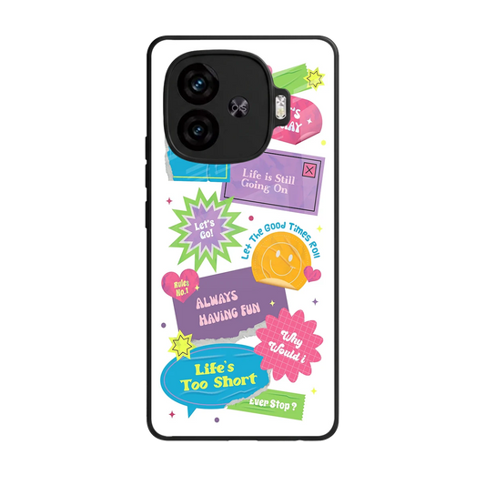 Lesss Go back phone cover | glass case for iqoo neo 10r 5g