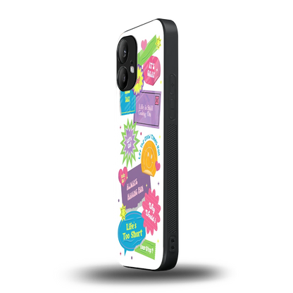 Lesss Go nothing phone 2 mobile cover | shockproof glass phone case