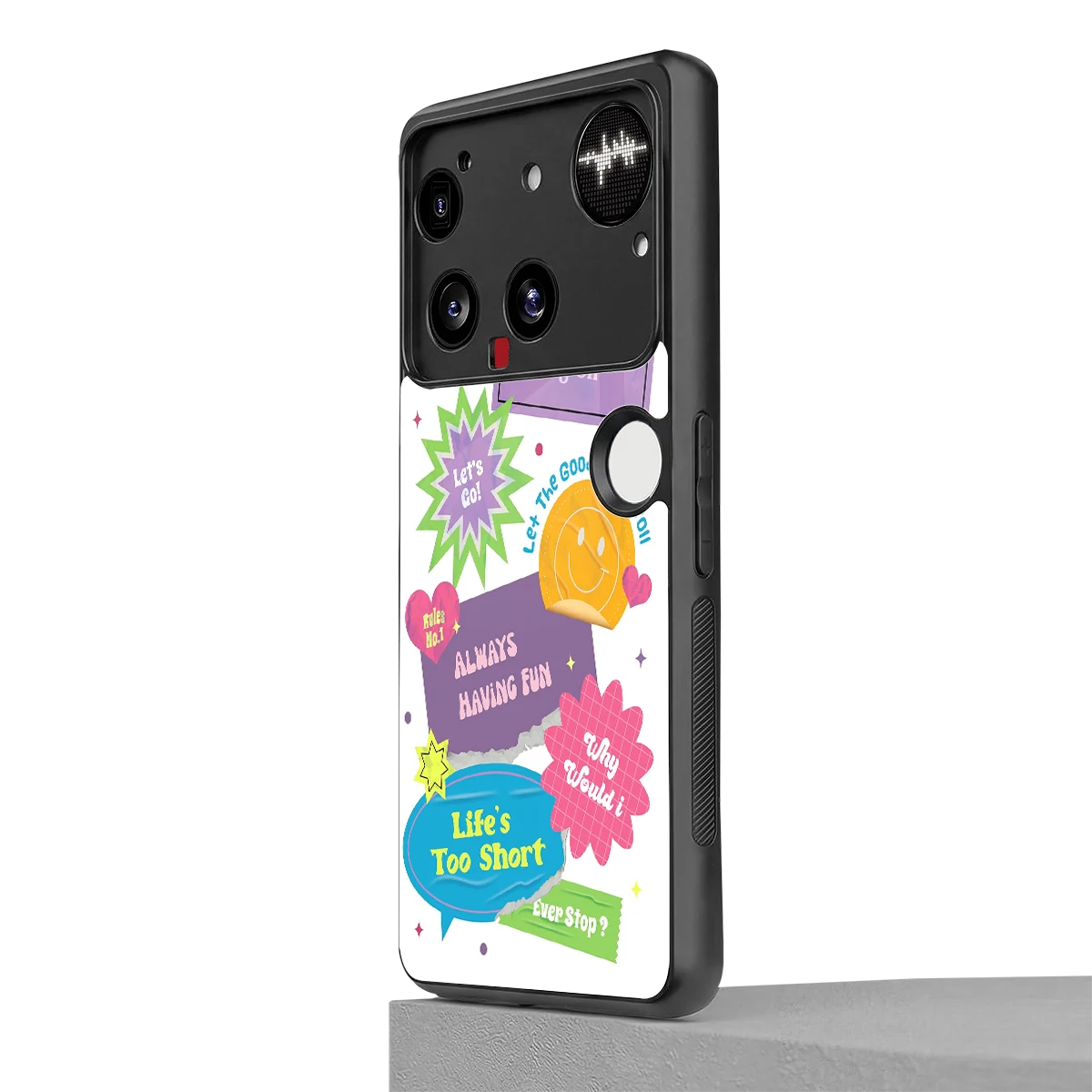 Lesss Go nothing phone 3 mobile cover | shockproof glass phone case