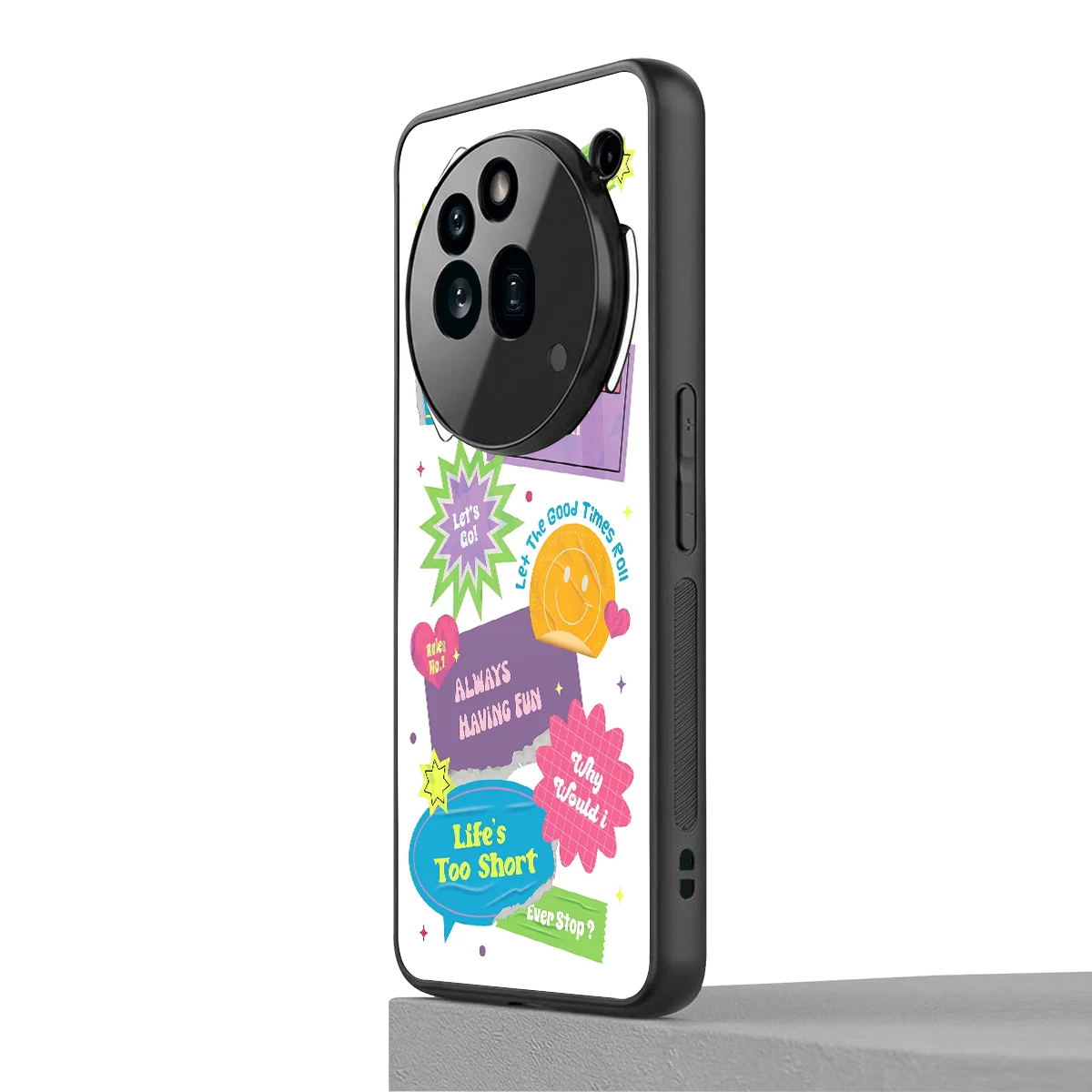 Lesss Go nothing phone 3a pro mobile cover | shockproof glass phone case
