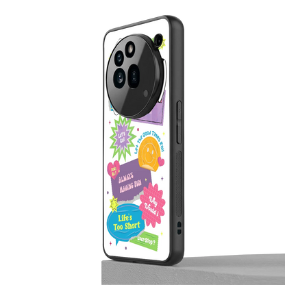 Lesss Go nothing phone 3a pro mobile cover | shockproof glass phone case